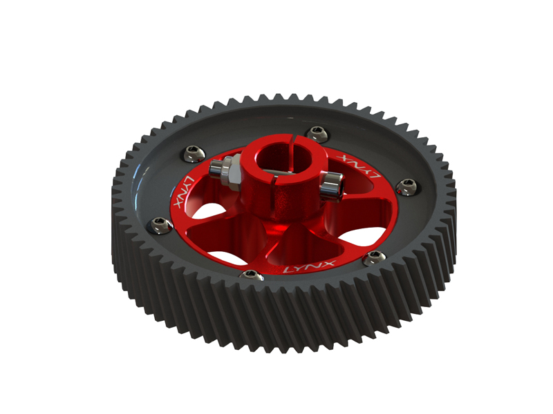 LX0752 - GOBLIN 700 - CNC Ultra Main Gear Set - Red Devil